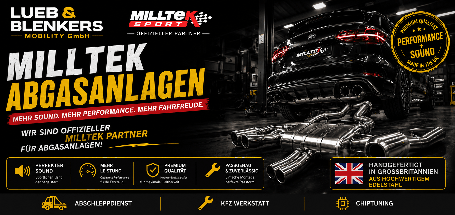 Milltek Sport Uitlaatsystemen – Prestaties, geluid en kwaliteit