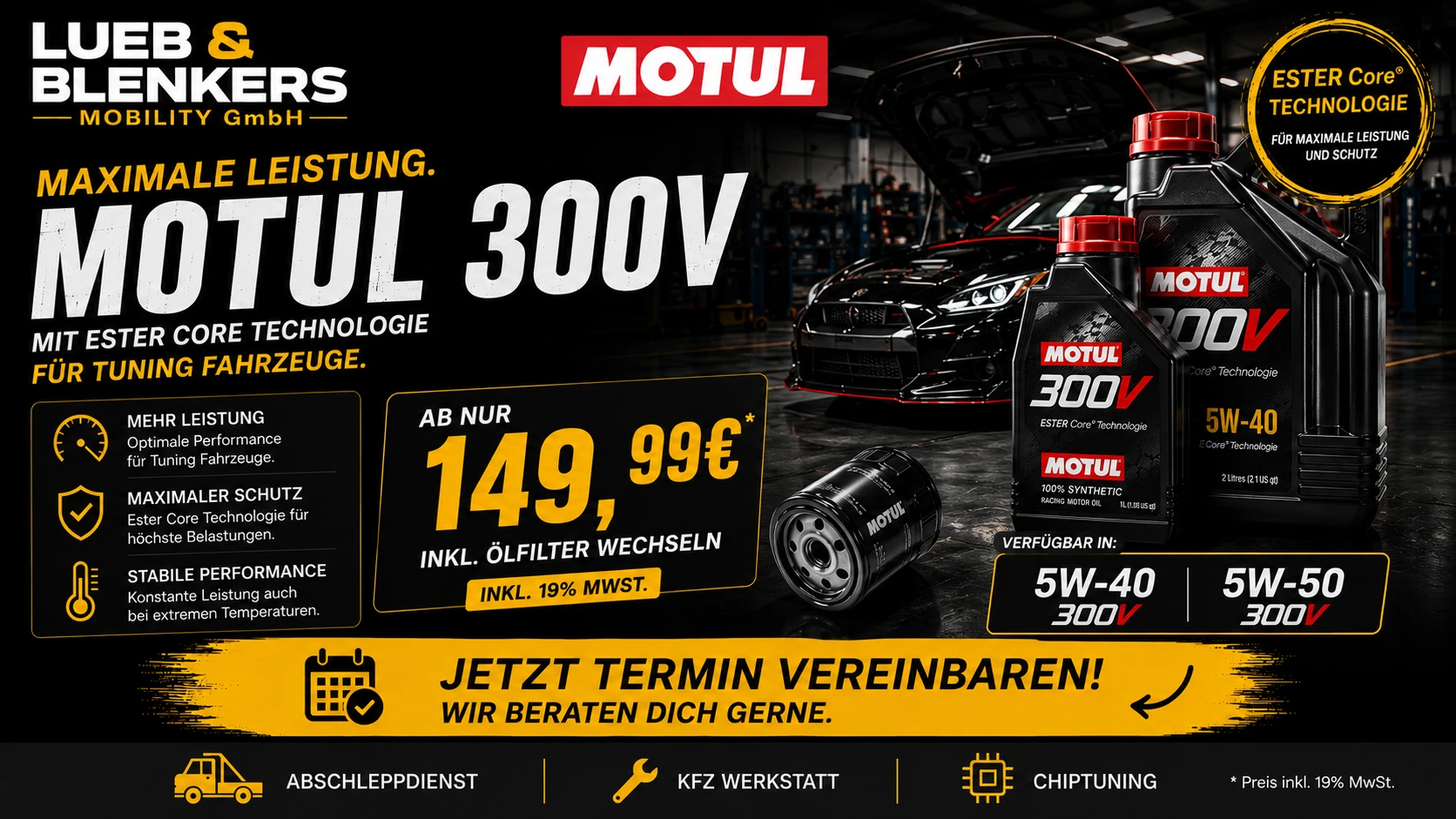 Motul 300V – Motorsporttechnologie voor maximale prestaties